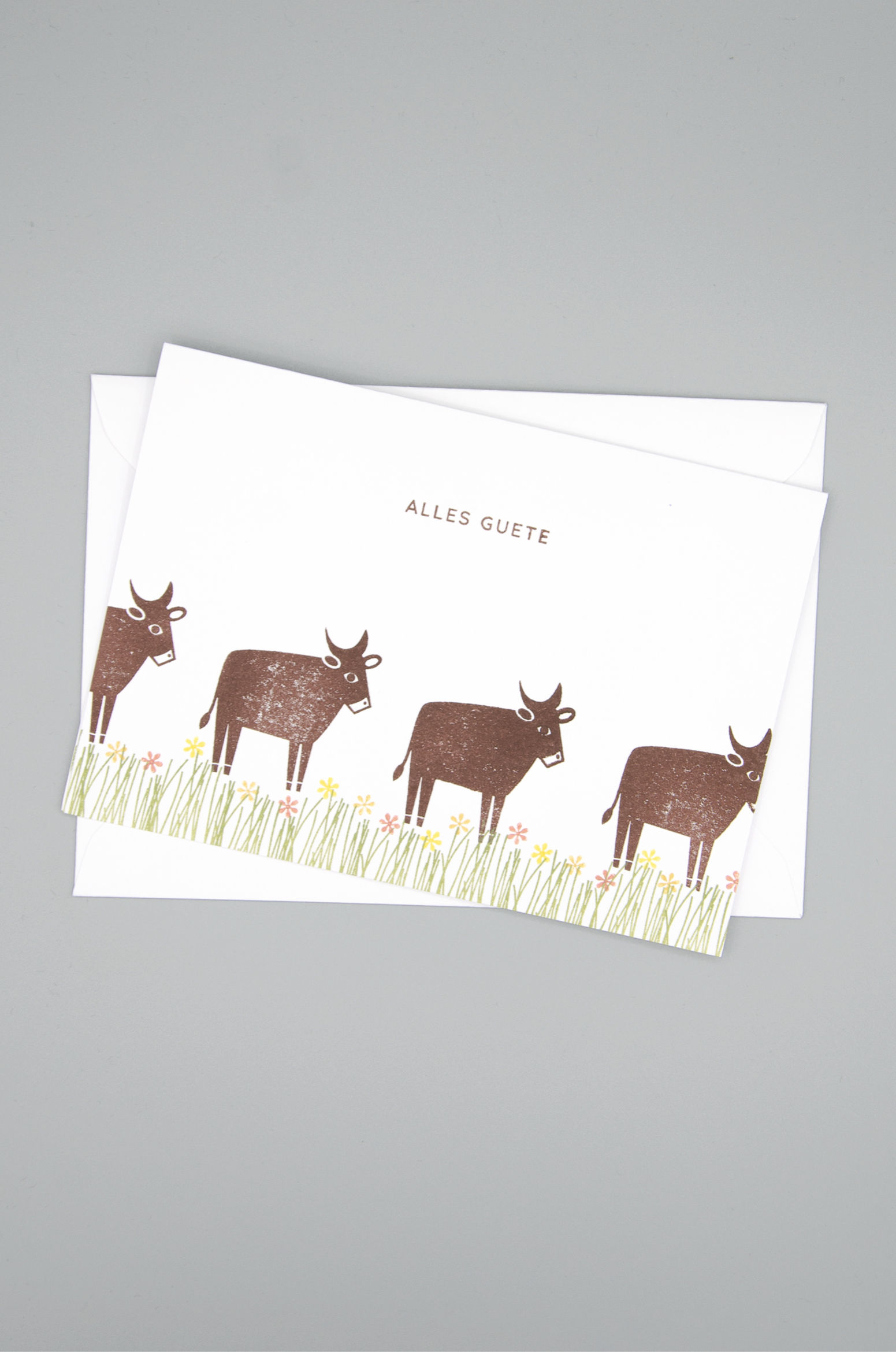 Kühe auf Wiese (quer)