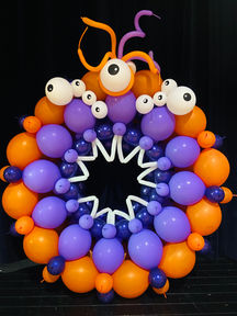 Monstre en ballons halloween