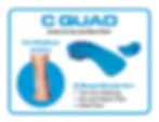 QUADRASTEP orthotic insole showing deep heel cup and arch support