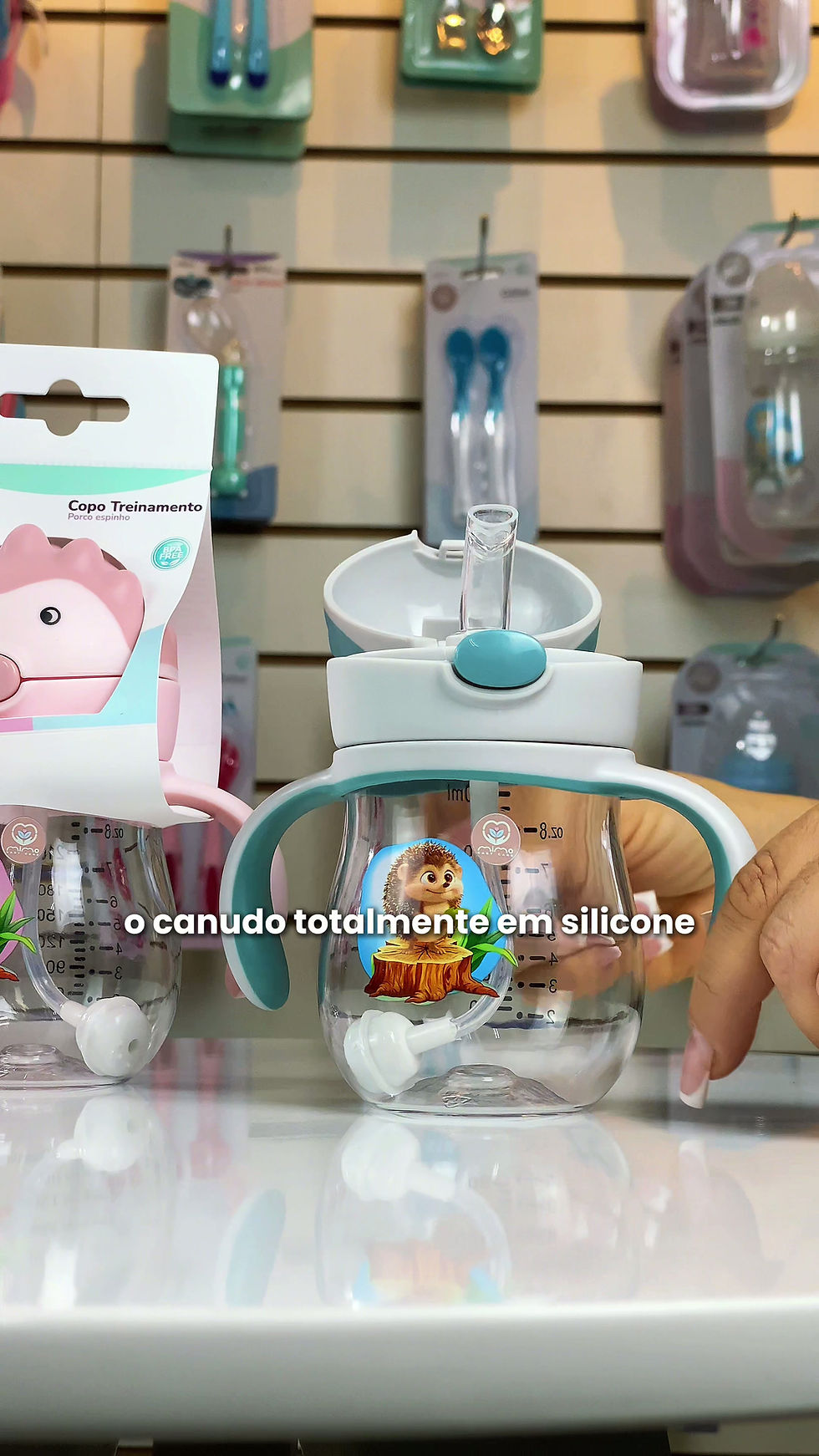 Miniatura: Copo treinamento Porco Espinho