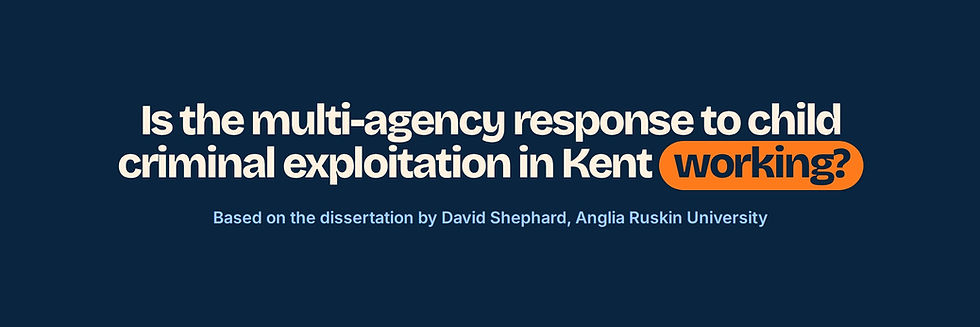 Is the multi-agency response to child criminal exploitation in Kent working?