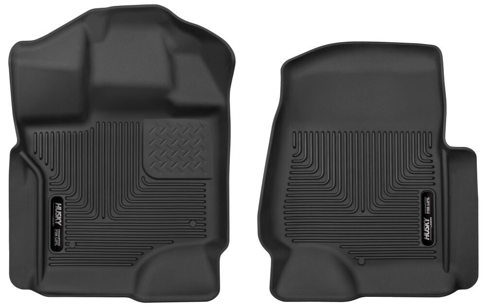 Husky Liners WEATHERBEATER Front Vinyl Floor Mats | 17-22 Ford Super Duty