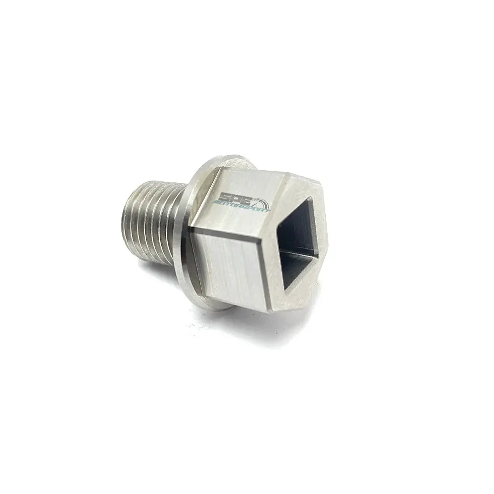 SPE Motorsport Billet Stainless Steel Oil Drain Plug | 12-21 6.7L Powerstroke