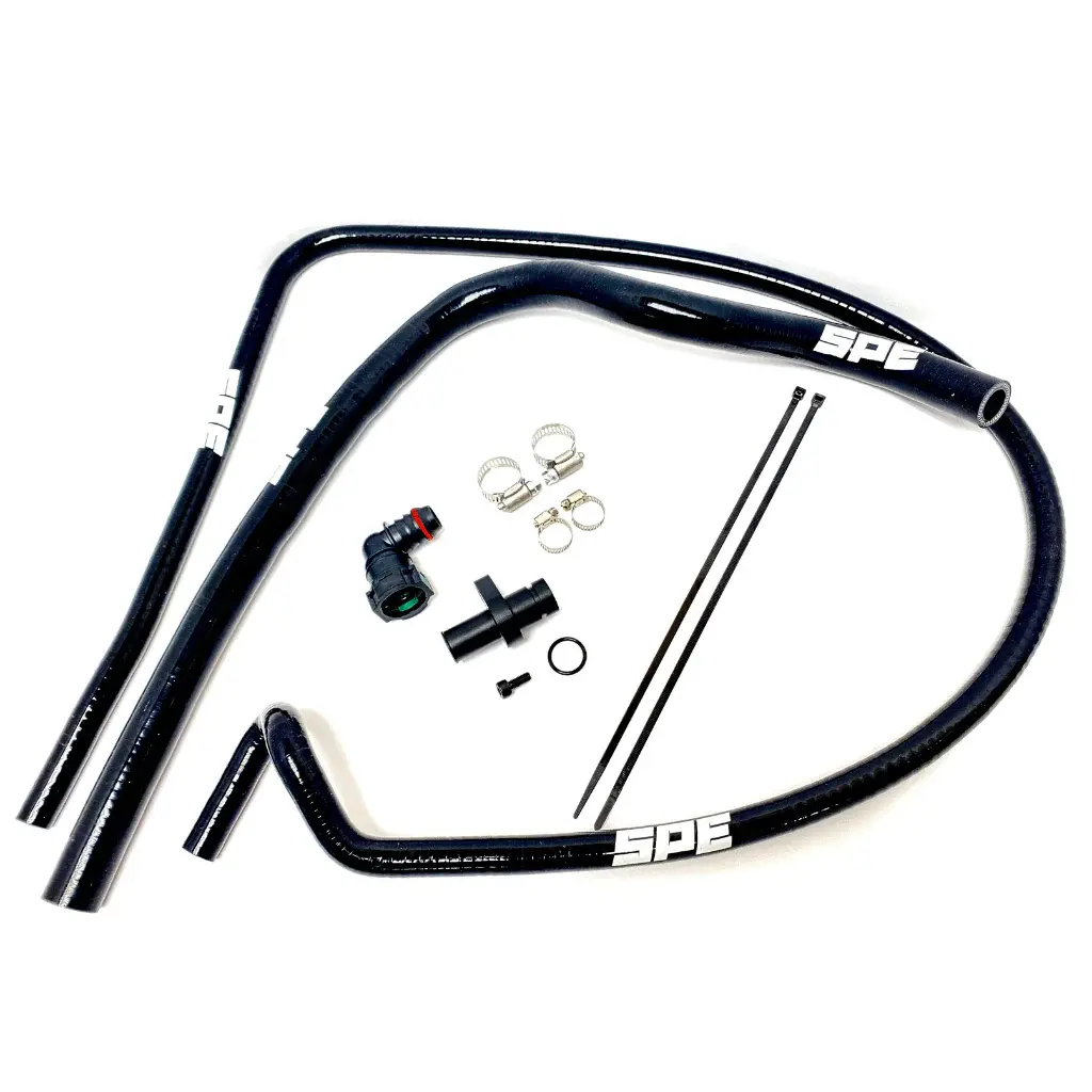 SPE MOTORSPORT COOLANT HOSE REROUTE KIT- FITS 11-22 6.7L POWERSTROKE