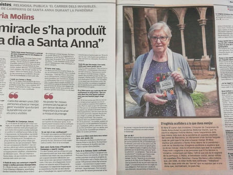 " El carrer dels invisibles" i Victòria Molins.