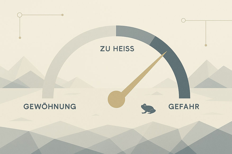 Skala der Konditionierung mit Frosch