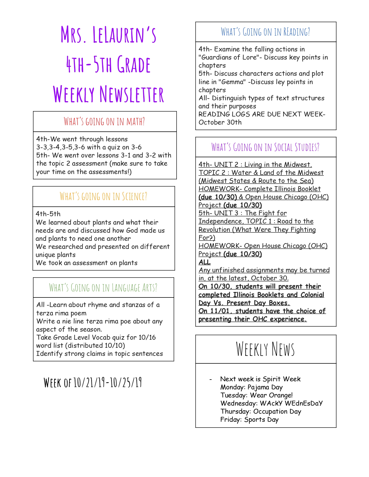 Bethanynewsletter2019October4thweek_page