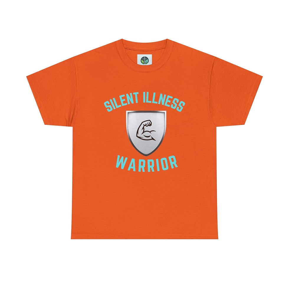 Thumbnail: Silent Illness Warrior Tee, Unisex Cotton T-Shirt for Awareness