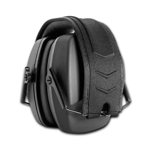 Thumbnail: TRACKR electronic hearing protection earmuffs with integrated controls and battery compartment