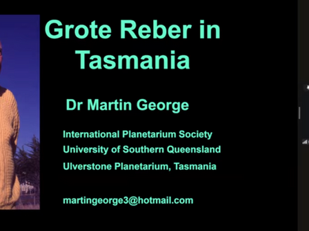 Grote Reber in Tasmania