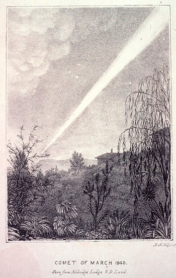 1843 Comet by Mary Morton, NMA