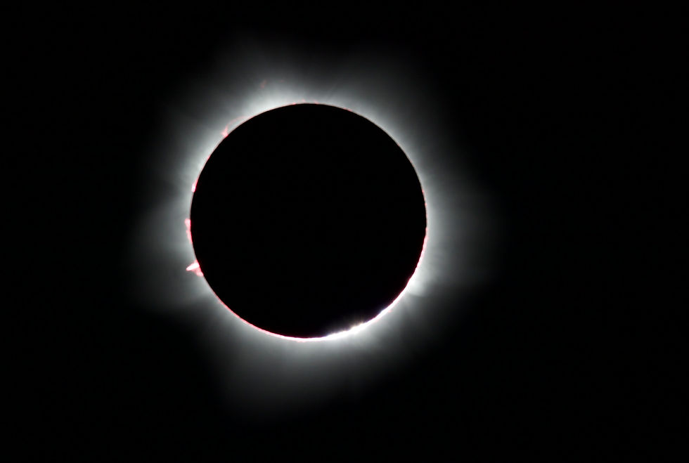 Total solar eclipse in Exmouth, Western Australia, 2023 (Photo: Toner Stevenson).