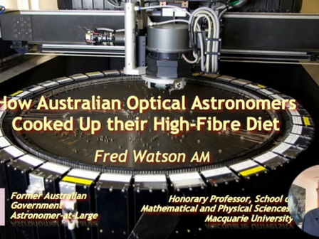 Prof Fred Watson AM presentation