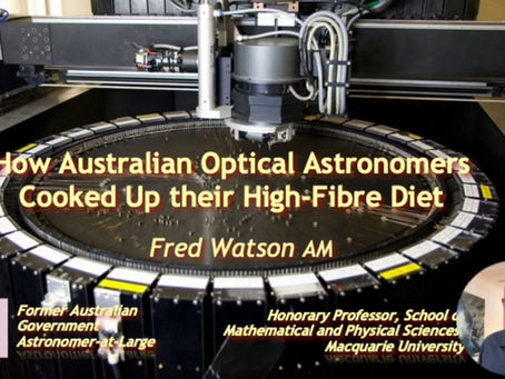 Prof Fred Watson AM presentation