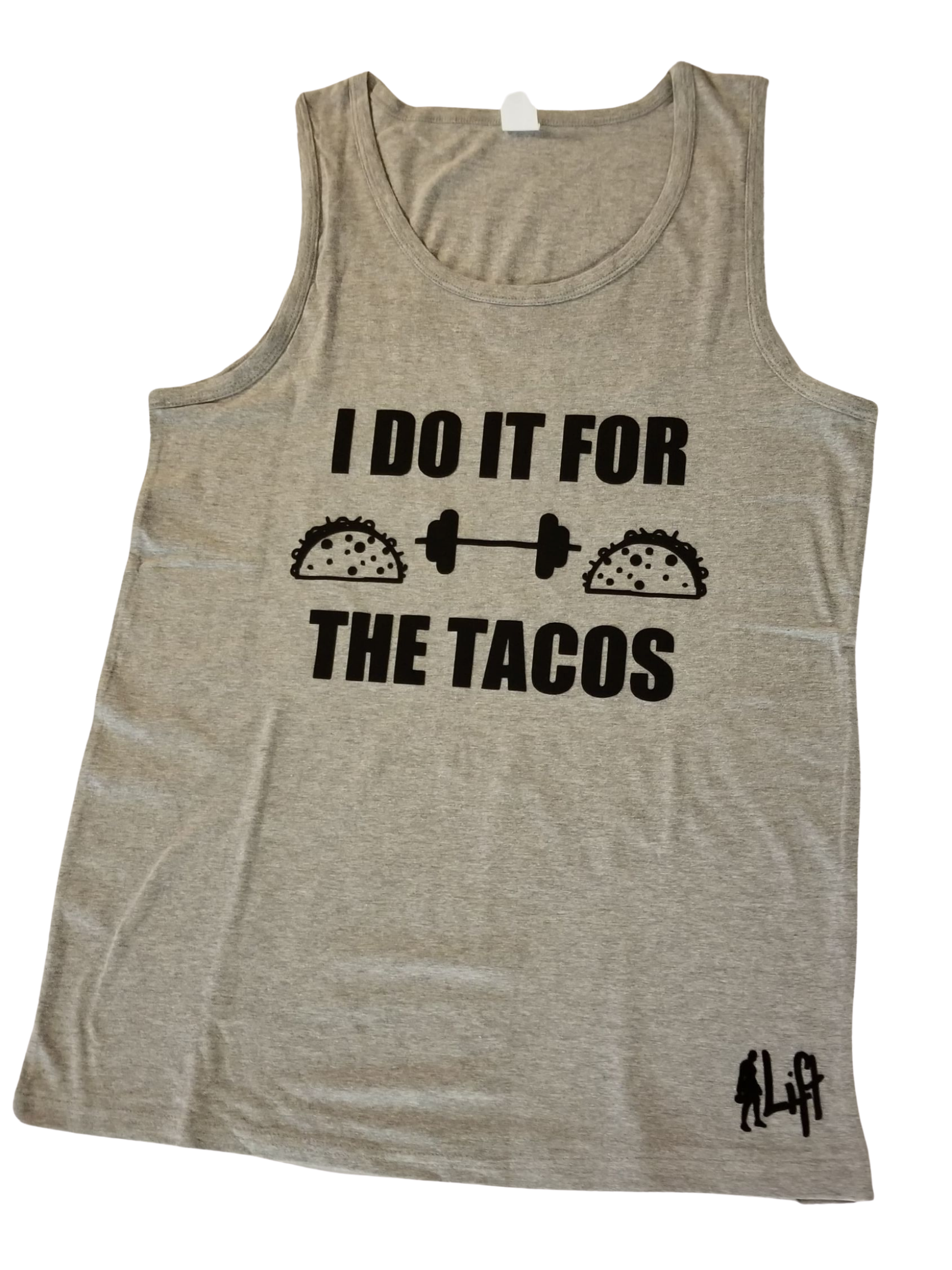 Do It For The Tacos Funny Fitness Men's Tank