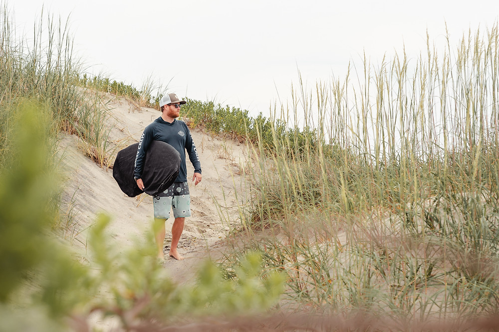 Handmade surfboard bags, crafted from sustainable materials, with a timeless style.