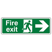 fire exit signs