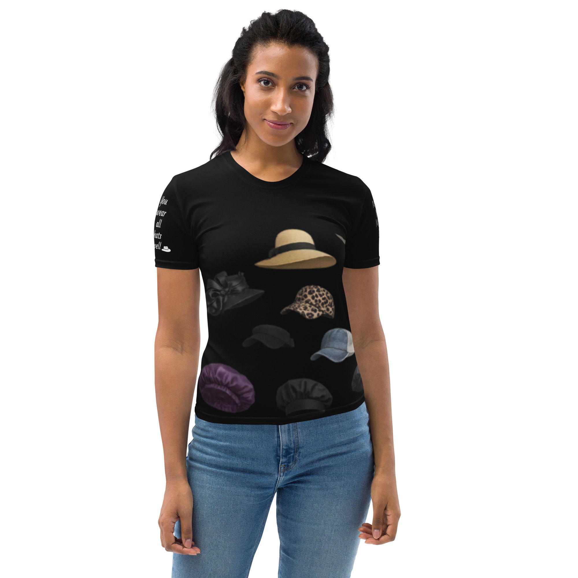 "Hats Off 2U Mother" Women's Crew Neck T-shirt