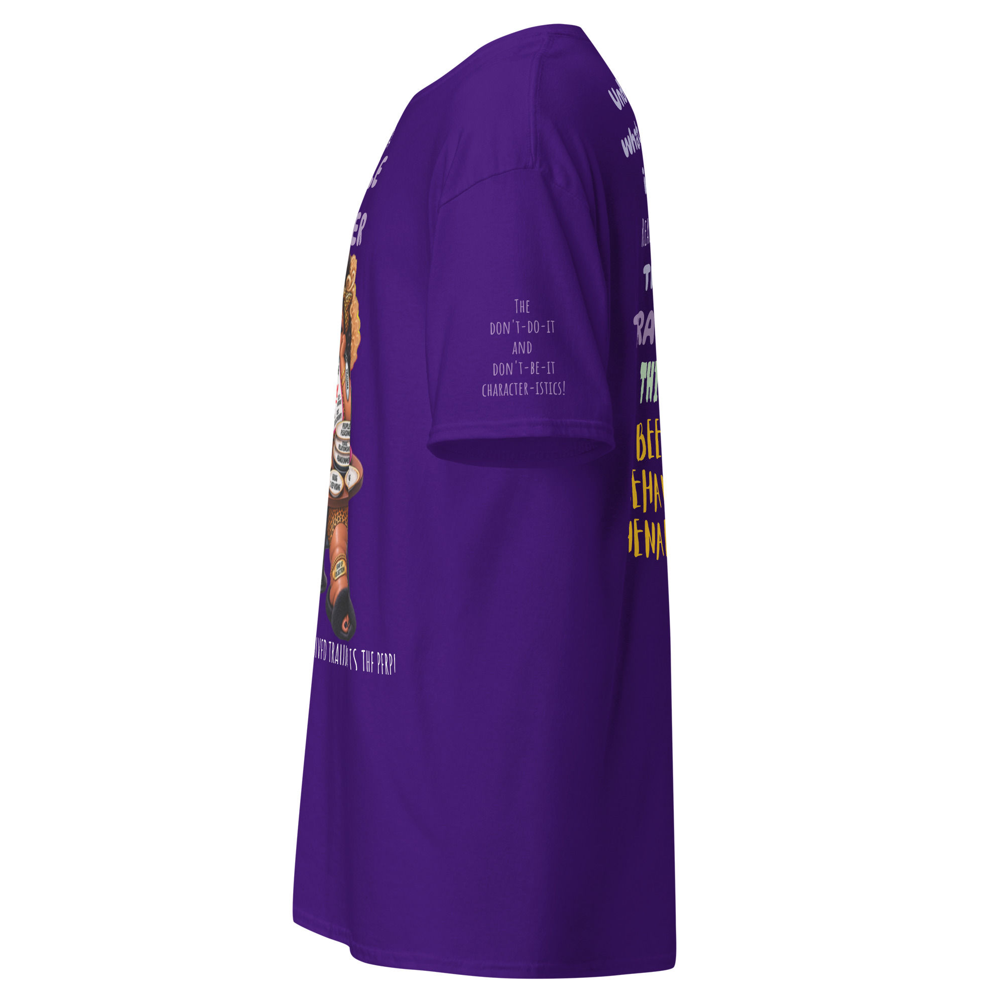 Character-Istics: BIG'OLE BAXTER_PURP Unisex classic tee