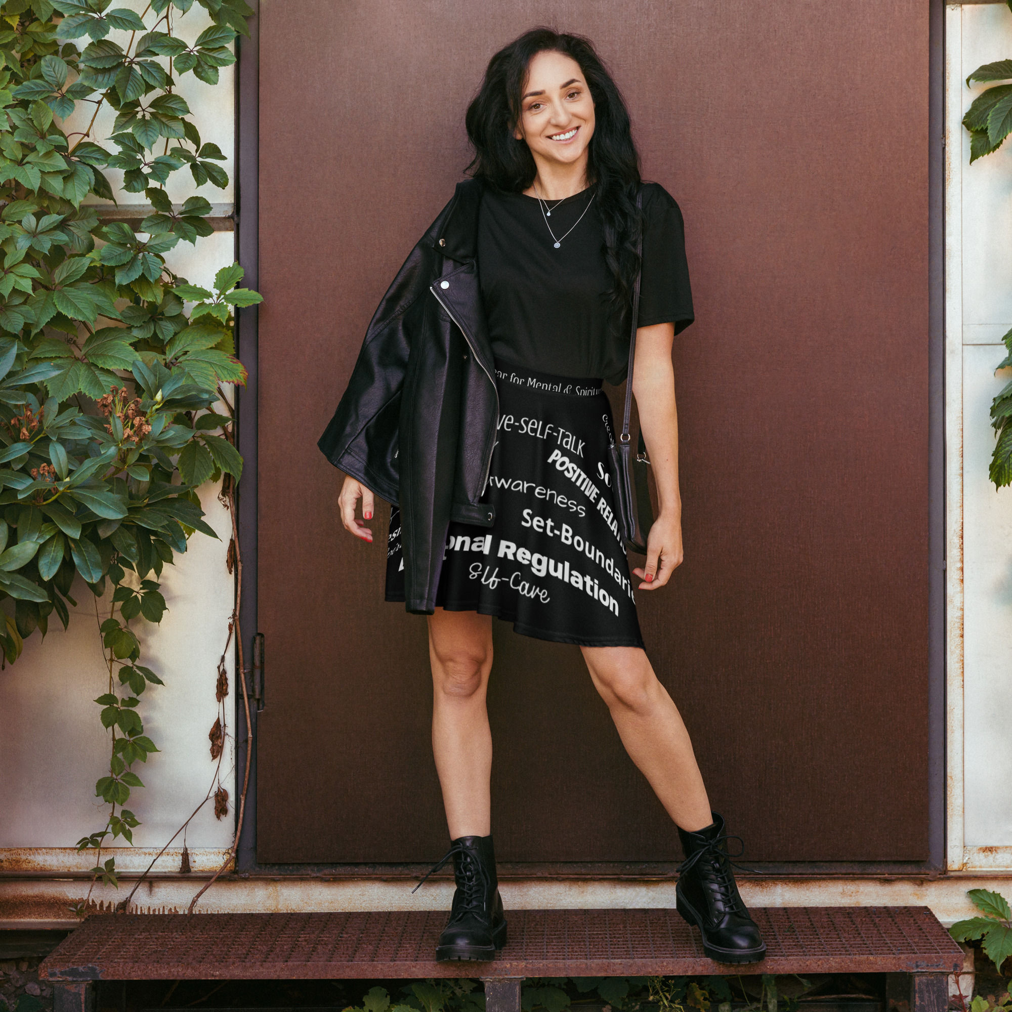 Wordy-Wit-It Swing Skirt