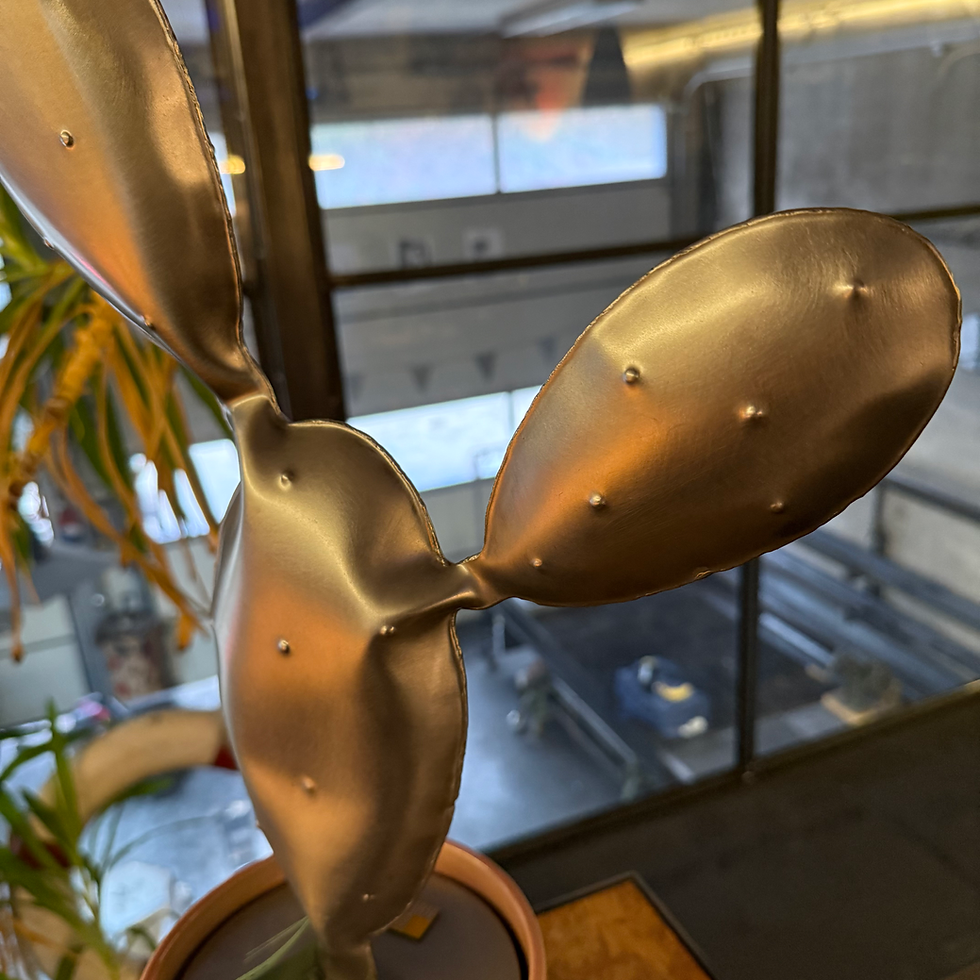Miniaturbild: Kaktus Design Skulptur, Hydrogeformt, Metalldesign