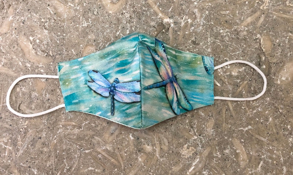 FACE COVERING – Dragonflies