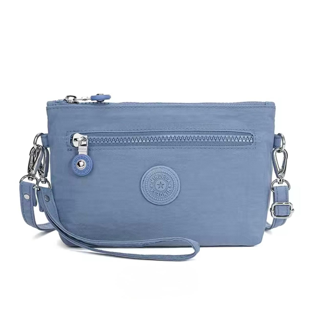 Mindesa Women's Crossbody Shoulder Bag (Light Blue)