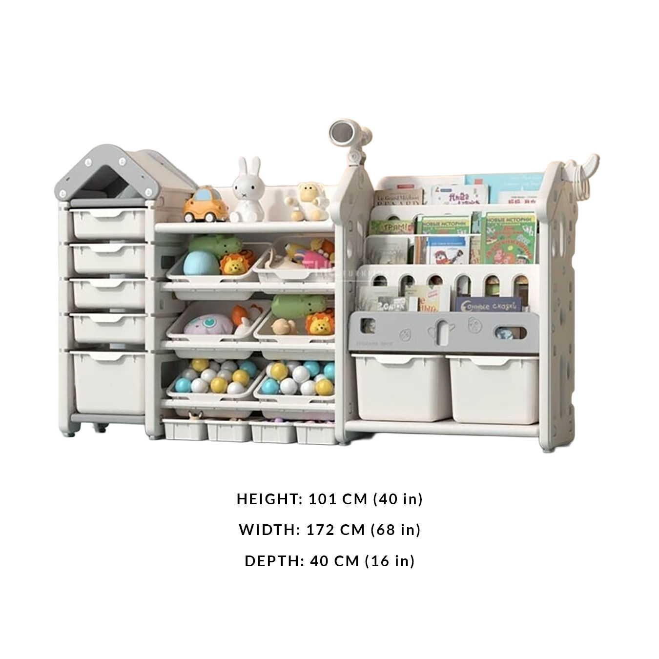 Magic House Design Toy & Book Storage