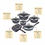 Thumbnail: DESSINI Italy 23-Piece Non-Stick Granite Cookware Set & Kitchen Tools