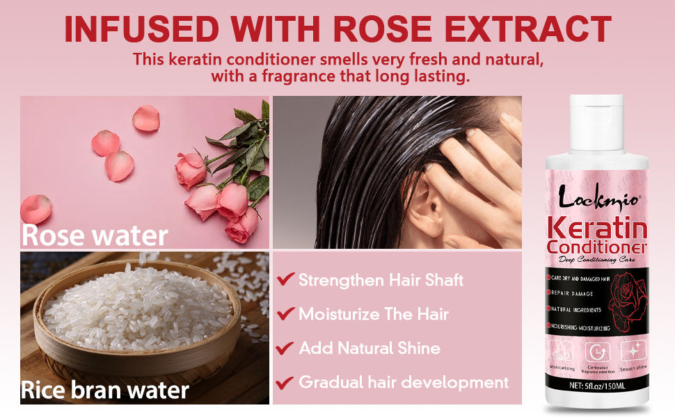 Thumbnail: Anti-Frizz Smoothing Hair Care Products Women Protects Hair from UV and Heat Dam