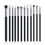 Thumbnail: Eye Makeup Brushes Wholesale 12pcs Goat Hair Eyeshadow Blending Makeup Brush Set