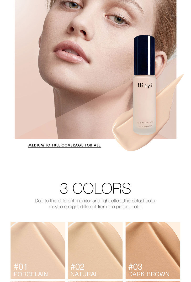 Thumbnail: Liquid foundation naturally covers flaws without sticking powder, plain face cre