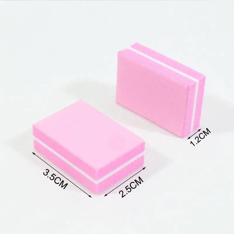 Thumbnail: Nail Art Buffer Polish 50-10Pcs Mini Buffing Sanding Files Block Pedicure Care M