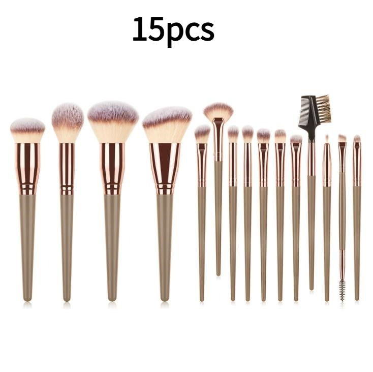 Thumbnail: 15pcs Women's makeup Professional  Bag Foundation Eyelash Eyebrow Eyeshadow Cosm