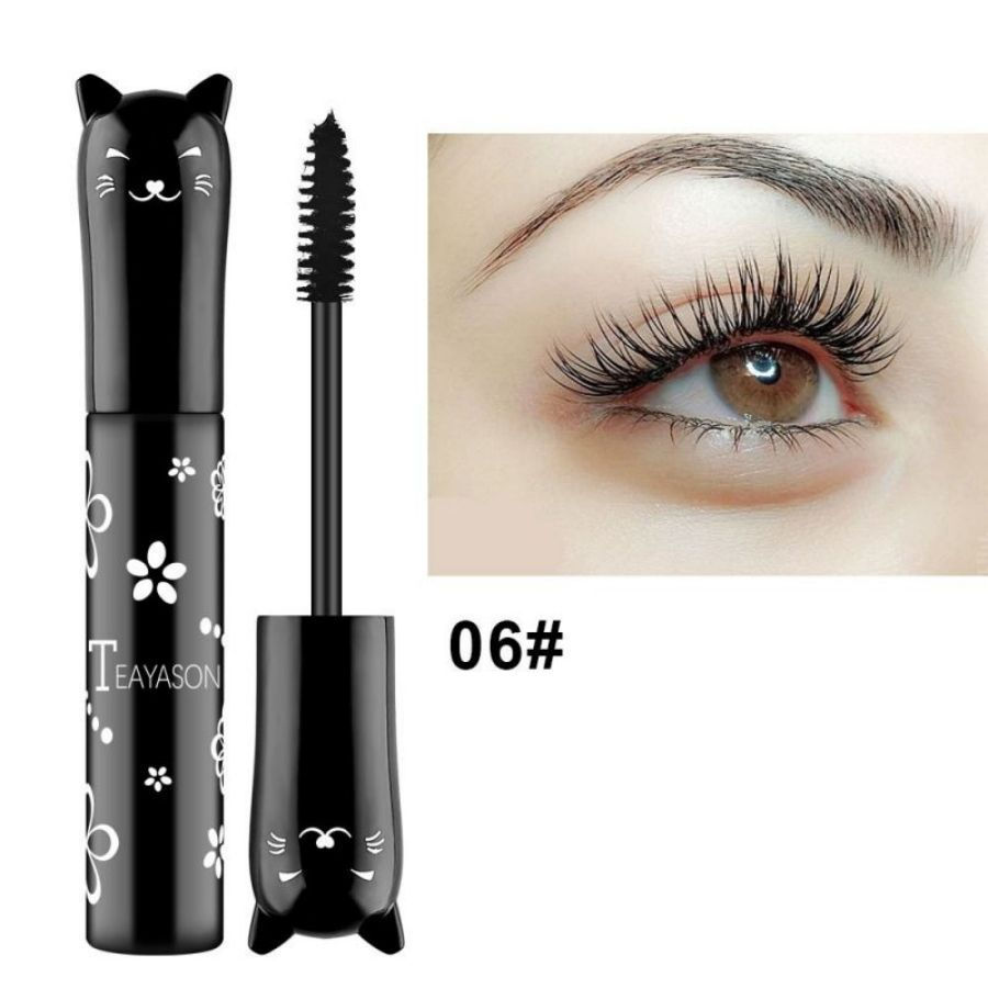 Thumbnail: 6-Color Mascara with Large Brush Head, Easy to Apply, Non-Clumping, Non-Fading, 