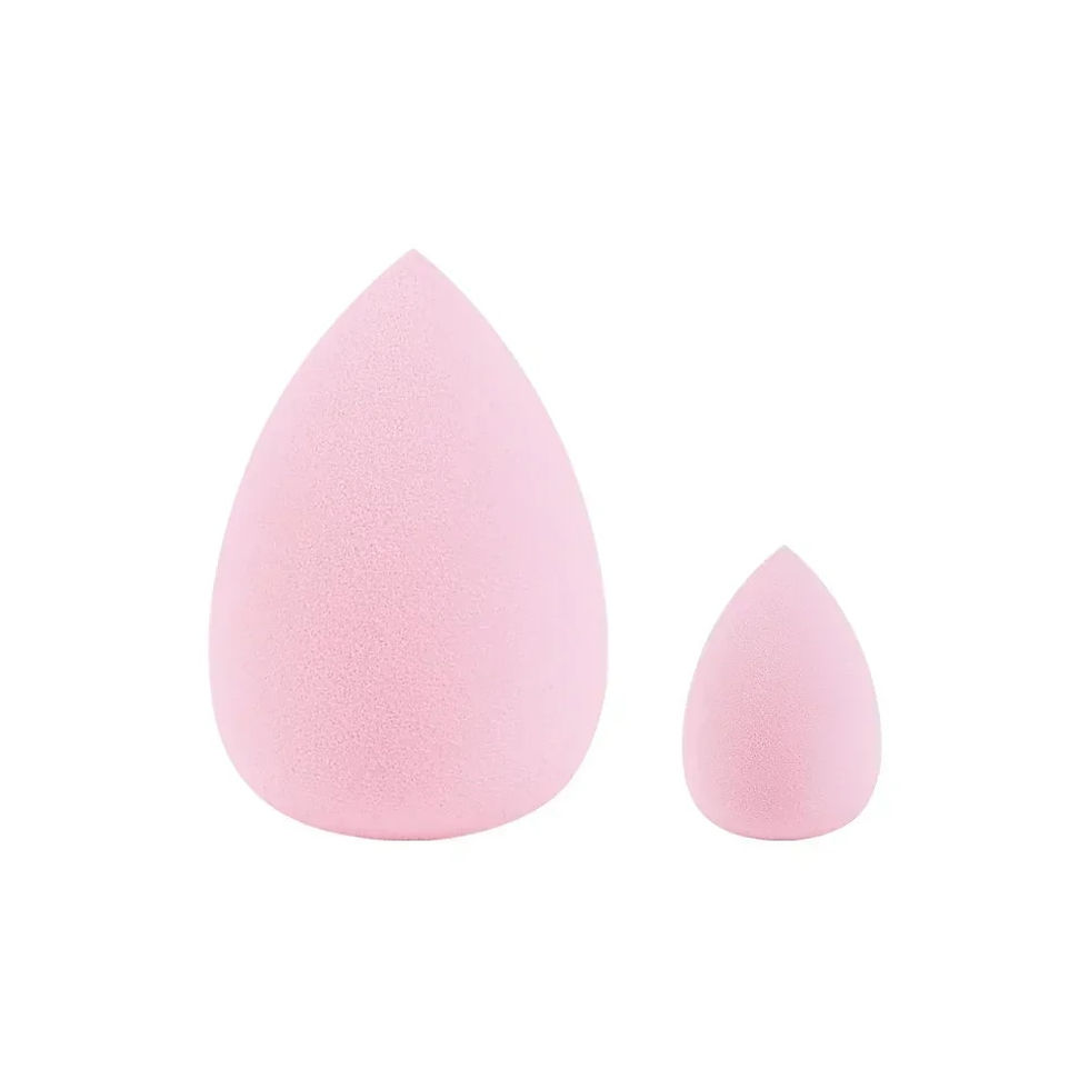 Thumbnail: One Big One Small Beauty Egg Set Water Drop Shape Cosmetic Puff Super 