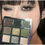 Thumbnail: Smoked Eye Design With Olive Green And Pearl Sequins 9 Color Band Mirror Eye Sha
