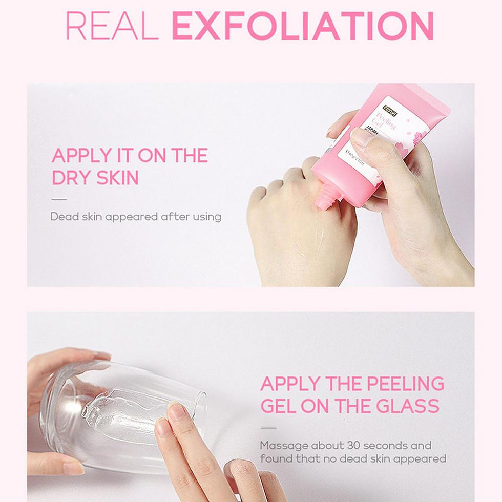 Thumbnail: Face Peeling Gel Cherry Blossom Deep Cleansing Gel Facial Scrub Dead Skin Remove