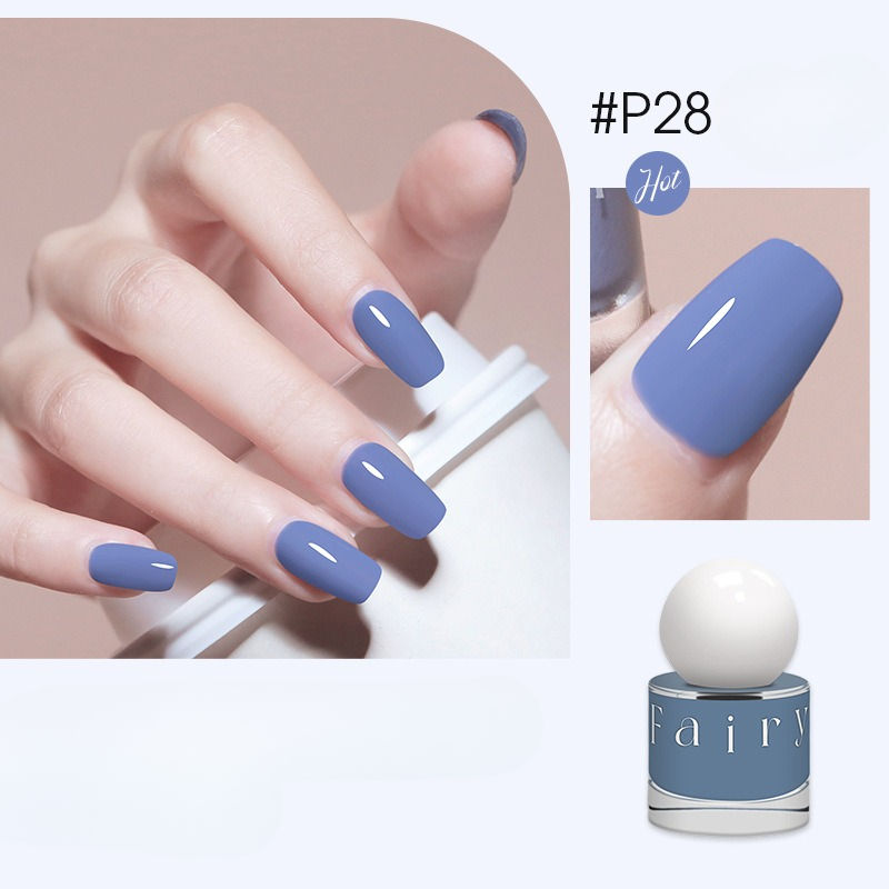 Thumbnail: Nail Polish No Bake Quick Dry Lasting Non-peeling Nail Polish No Smell Summer Wh