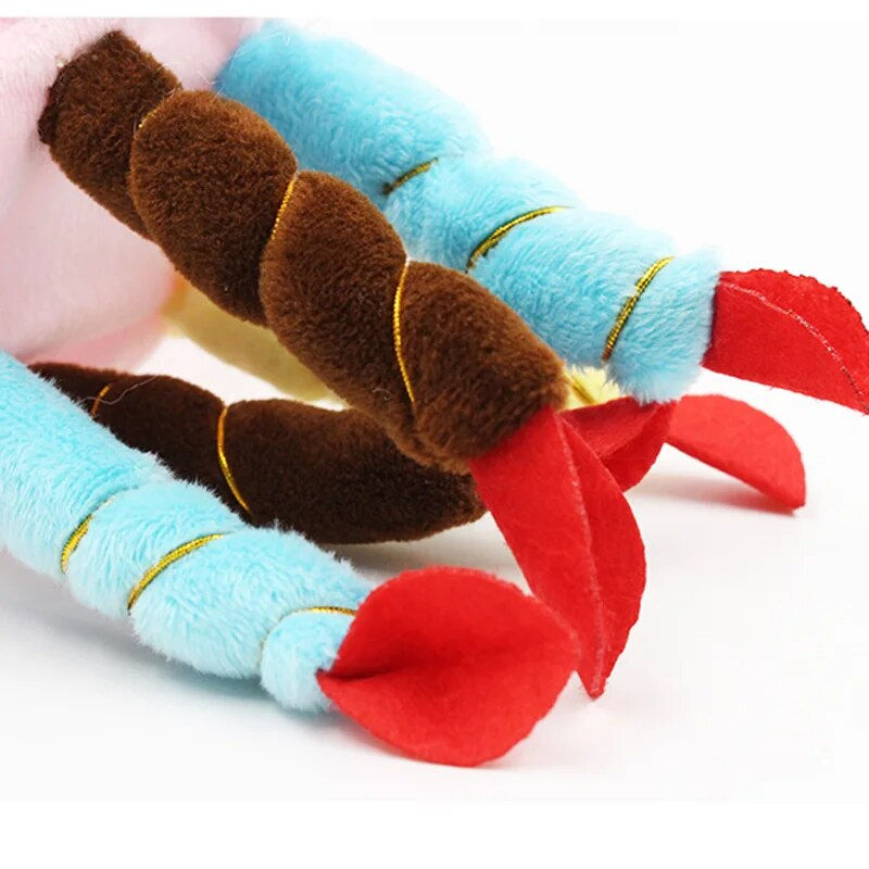 Thumbnail: Cute Pets Dog Cats Birthday Caps Adjustable Corduroy Colorful Candles 