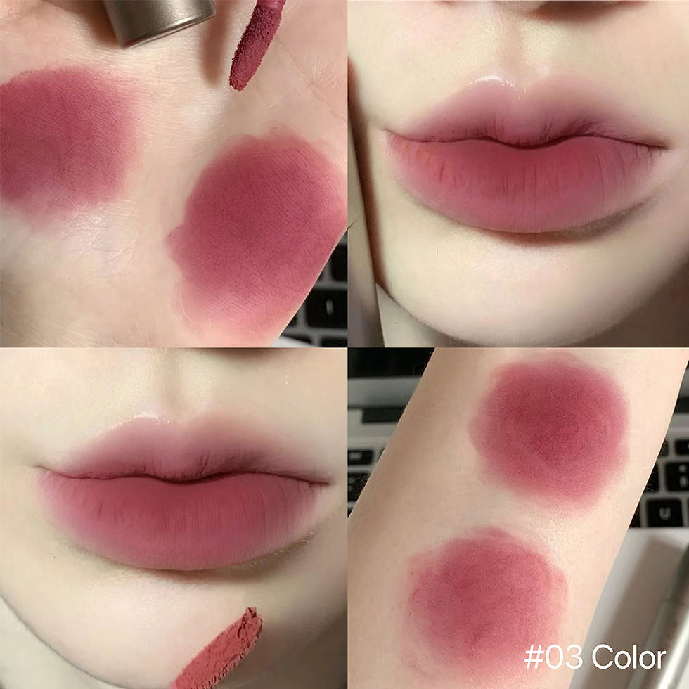 Thumbnail: Matte Finish Lip Glaze, Velvet Texture, Whitening And Nourishing Lipstick For Al