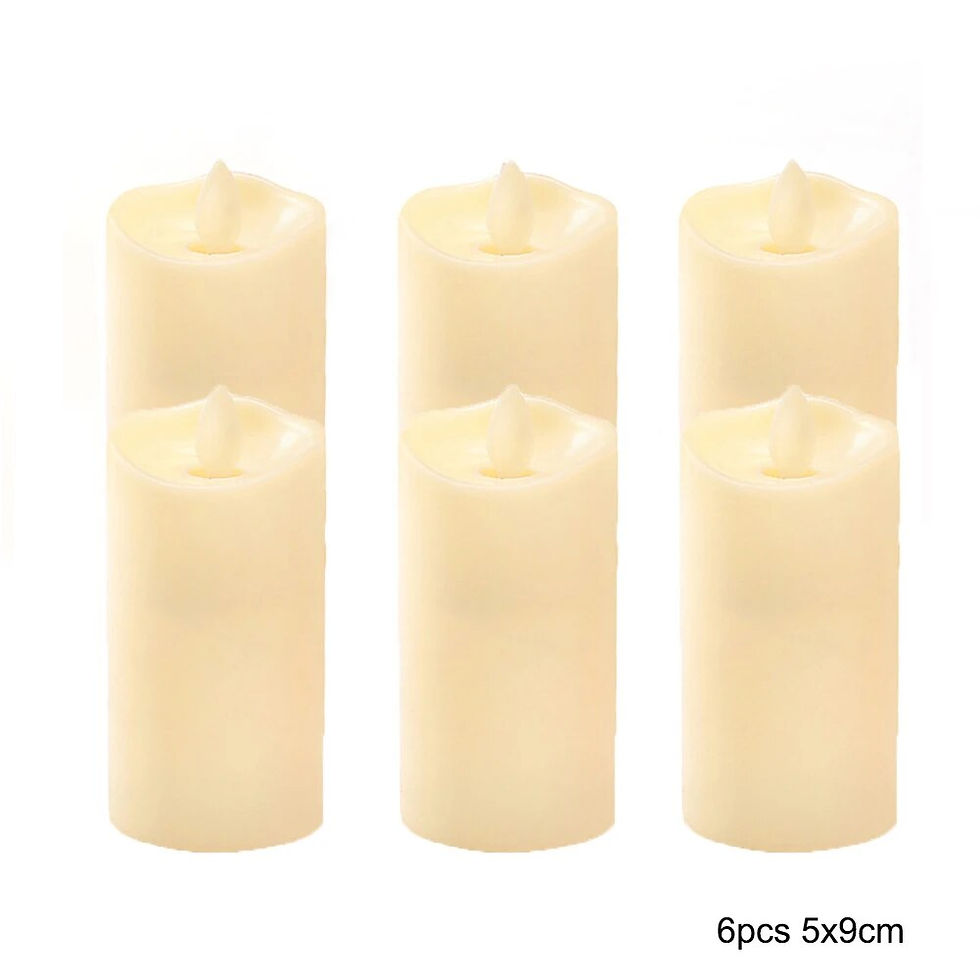 Thumbnail: LED Flameless Candles , 3PCS/ 6PCS LED Candles Lights Battery Operated 