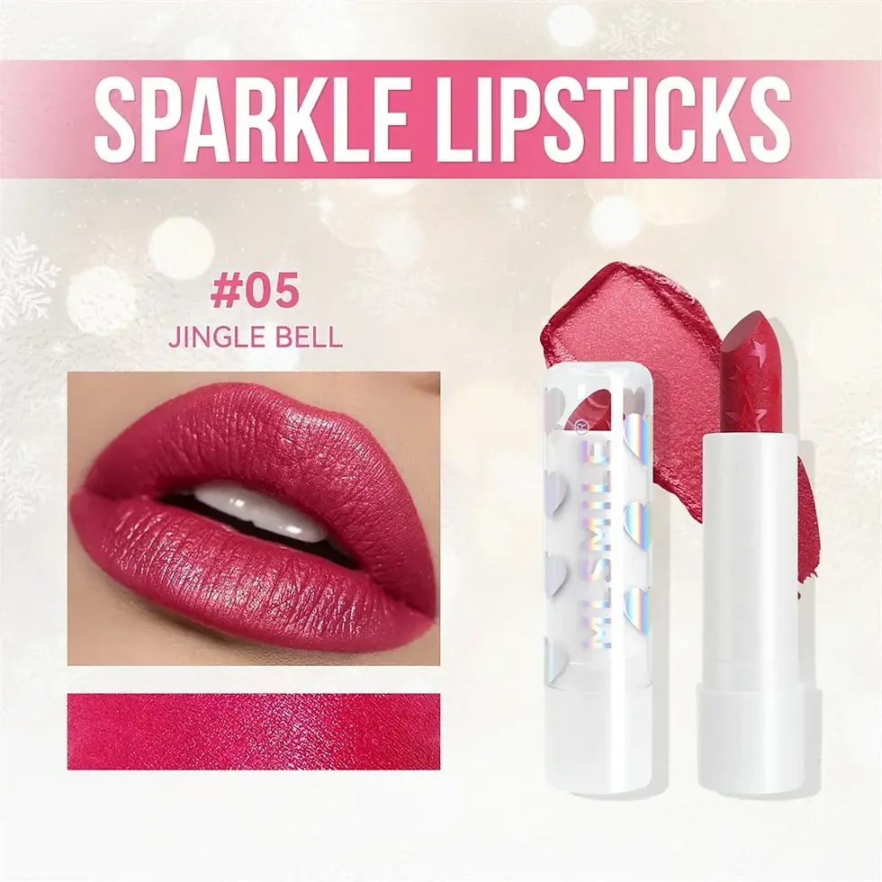 Thumbnail: Diamond Metallic Pearlescent Lipstick Shiny Non-stick Cup Matte Velvet Waterproo