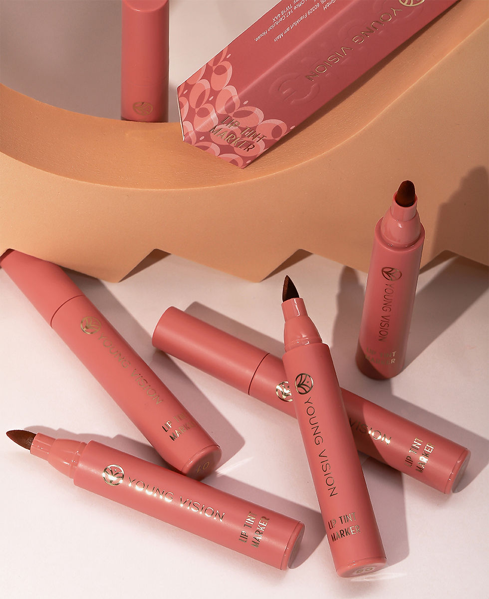 Thumbnail: Lip Tint Pen, 6 Colors Available, Matte Water Lipstick, Non-Stick Cup, Long-Last