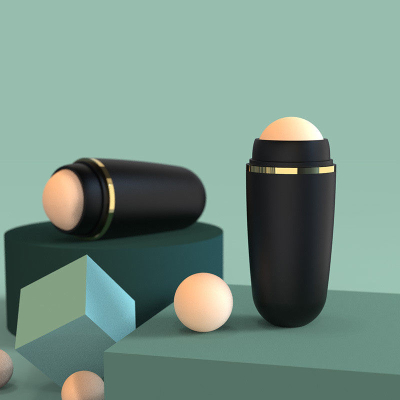 Thumbnail: Face Oil Absorbing Roller Natural Volcanic Stone Massage Body Stick Makeup Face 