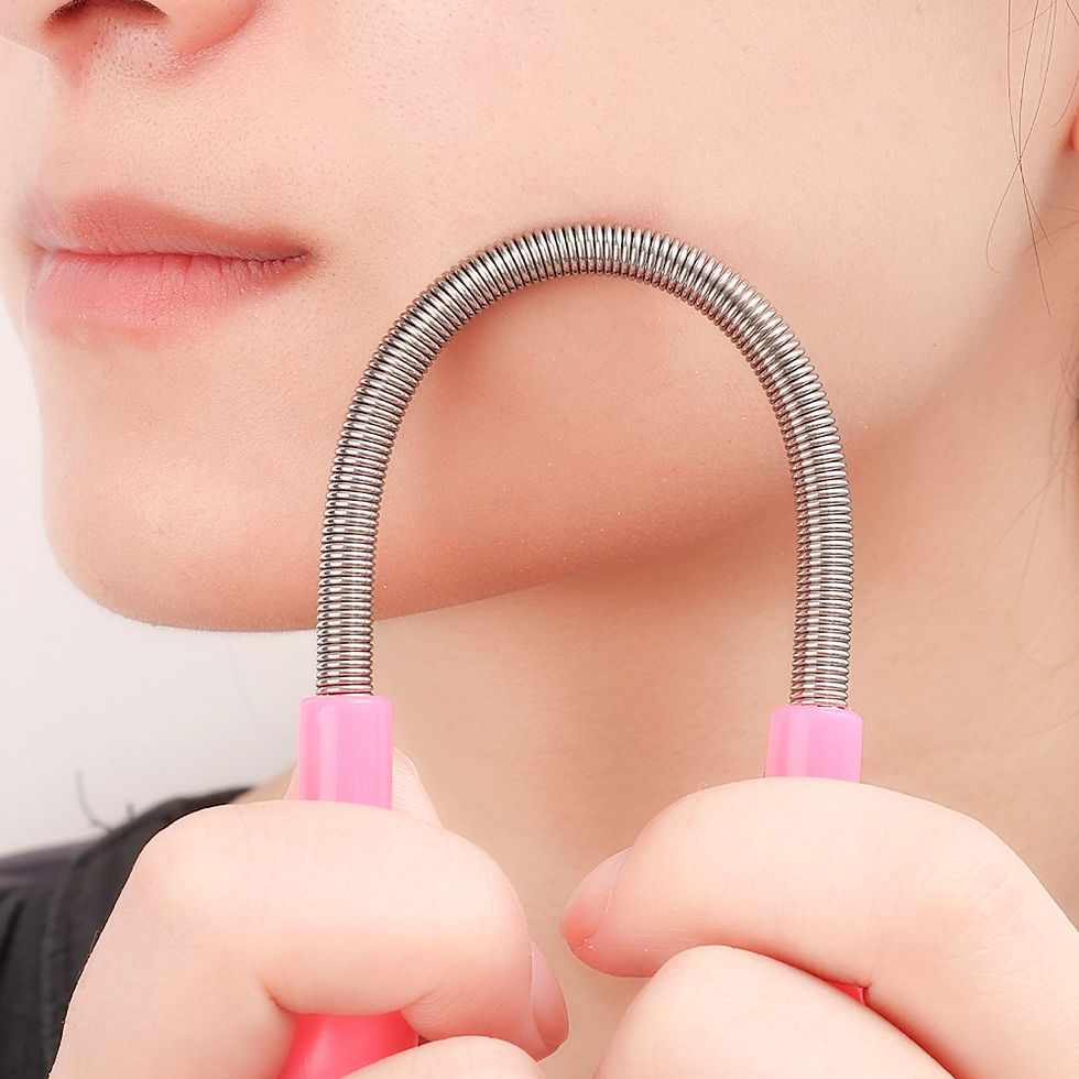 Thumbnail: Hair Remover Spring Epilator for Face Cheek Upper Lip Women Hair Removal Cream B