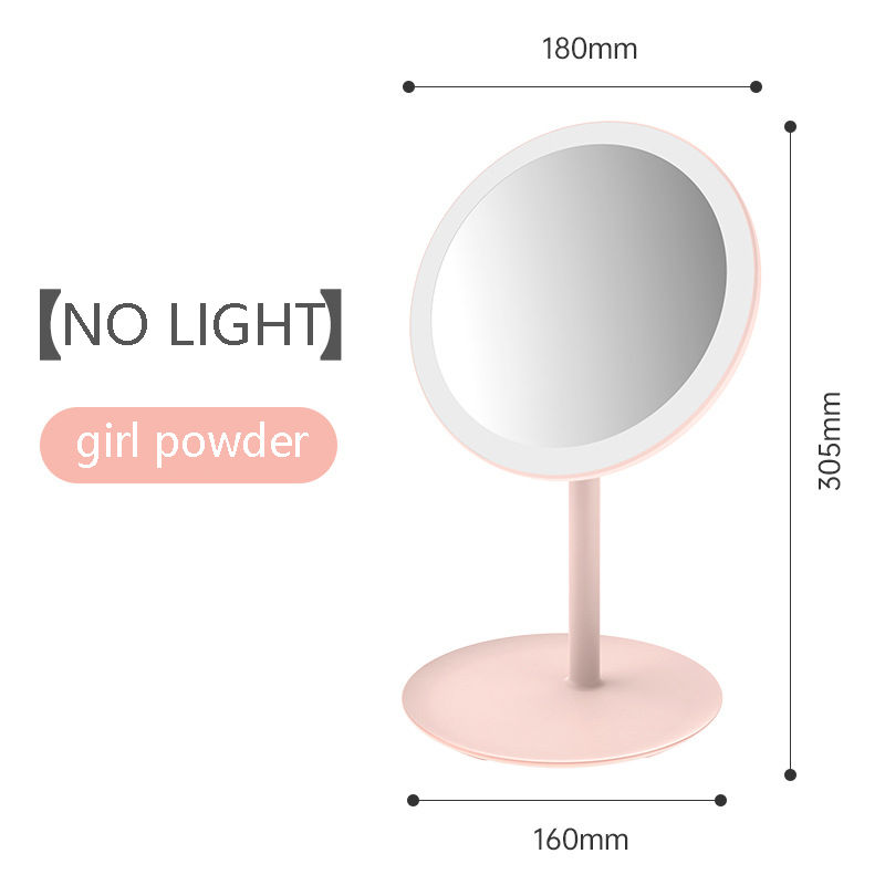 Thumbnail: Makeup Mirror With Led Light Usb Portable Removable Desk Vanity Mirror Adjustabl