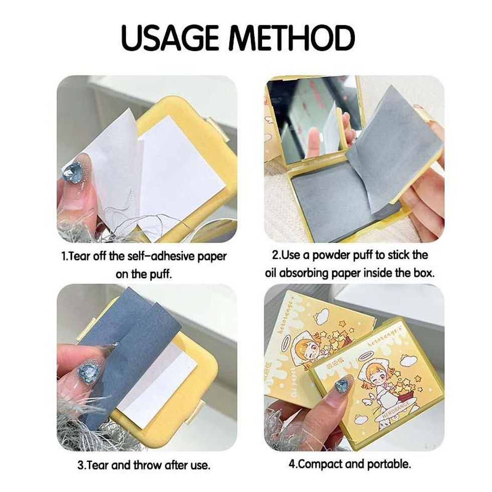 Thumbnail: 100Pcs/box Face Oil Blotting Paper Portable Makeup Puff Matting Wipes Oil Contro