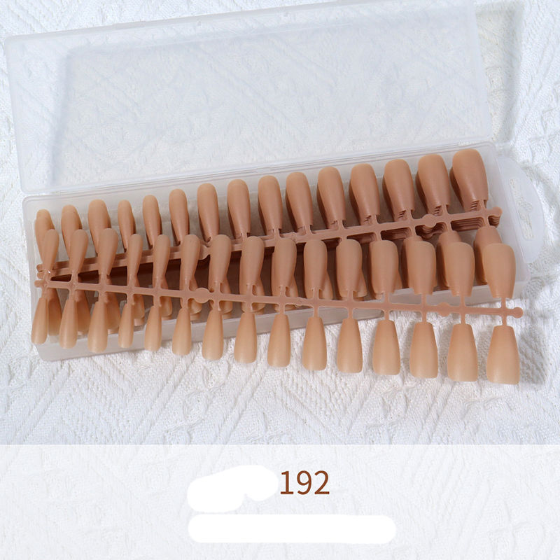 Thumbnail: 240pcs False Nails Acrylic Press on Nails Coffin Almond Square Artificial Nails 