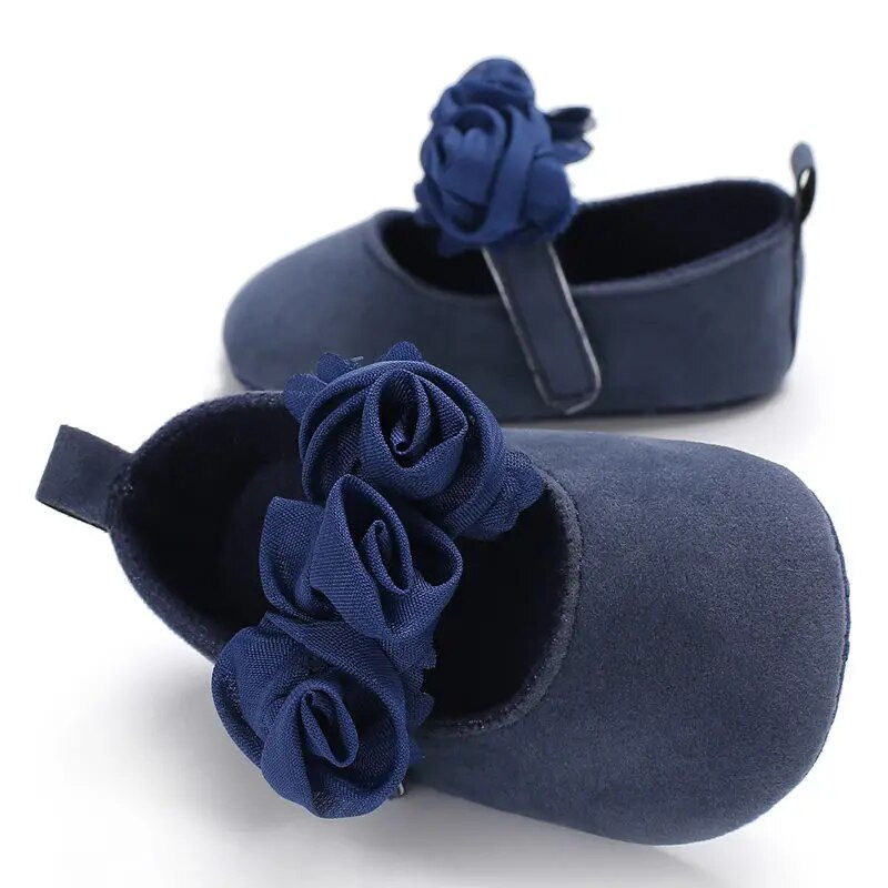 Thumbnail: Infant Newborn Soft Sweet Mary Jane Baby Shoes Kids Wedding Party 